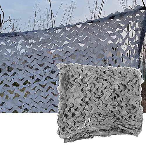YHBZ Hellgraues Tarnung Netting,Tarnnetz Schnell trocknend Outdoor,Schattennetz für Pergola oder Carport/Patio/Garten,1x4m,3x5m,2x6m,Custom,2x2m(7 * 7ft)