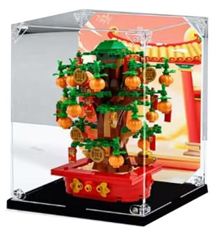 HAIWENFEIQI Vitrine en acrylique pour Lego 40648 - Arbre à monnaie - Étanche à la poussière - Compatible avec Lego - Modèle non inclus