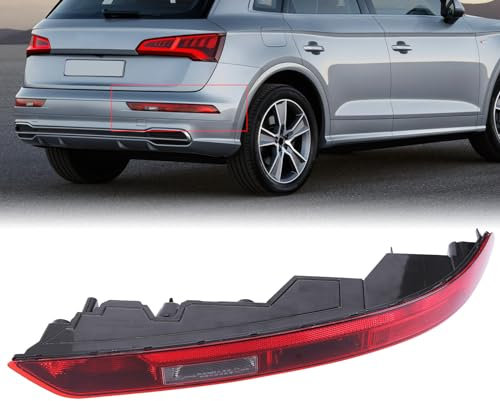 Surakey 1x Rechts Rücklicht hinten Reflektor Bremsleuchte Heckleuchten 80A945069A Rechts untere Stoßstange Rücklicht Ersatz Für 2018-2021 A-u-d-i Q5 FY