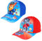 GUBOOM Dog Patrol Baseball Cap, 2 Stück Pat Patrol Cap Kinder, Pat Patrol Kinder Kappe, Verstellbare Patrol Schirmmütze für Mädchen Jungen Schule Sport (Baumwolle, Rot + Blau)