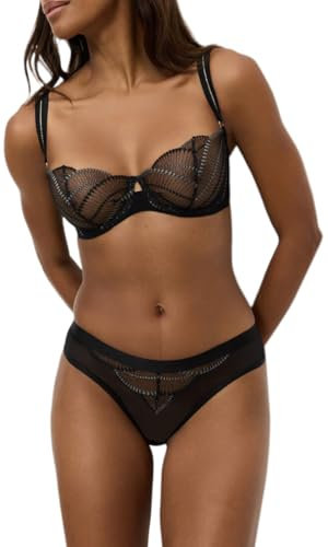 Triumph Women's Palina Sea Full of Stars WH Bra, Black, 80B
