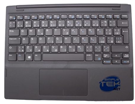 SIMPLETEK - Tastatur kompatibel mit Dell Latitude 7285 2-in-1 productivity keyboard layout Czech slo Qwertz