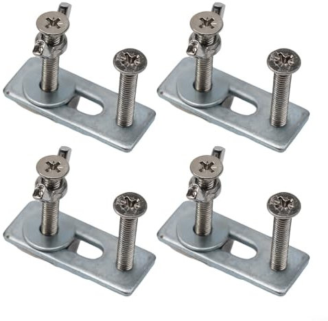 4 Pcs M6 T-Track Hold Down Clamp Kit Press Plate Table Saw Engraving Machine CNC Router Machine Woodworking Metalworking Accessories