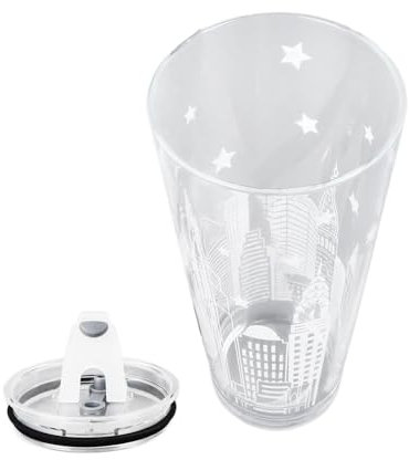 Tazas de Vidrio con Alto Contenido de Borosilicato, Tazas de Vidrio con Alto Contenido de Borosilicato, Resistencia Al Calor de Gran Capacidad de 1 Litro con Tapa para Oficina