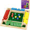 Havnidy 4-Player Wooden Shut The Box, Classic Travel Board Game, Math Pub Dice Game - Traditional Family Fun