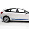 TtQfMMS Car Body Side Stickers,for Subaru Legacy WRX Impreza STI,Car Door Side Skirt Stripes Stickers Body Decor Exterior Accessories,E-Blue
