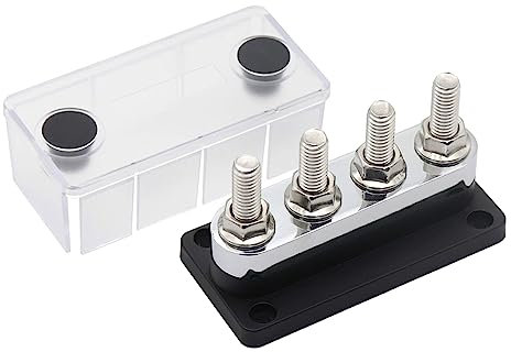 HNsdsvcd Langlebiger Marine Auto Pickup Anhänger Wohnmobil Boot Sammelschiene Wasserdichter Boden Stromverteilungsblock Anschluss 300 A 600 A