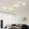 BAYHT Deckenleuchte LED Wohnzimmerlampe with Matte, 62 W 5300 lm, 3000-6500K, Kompatibel Mit HomeKit, Alexa, Google and IFTTT, Alexa Deckenlamp Für Schlafzimmer Wohnzimmer Weiße