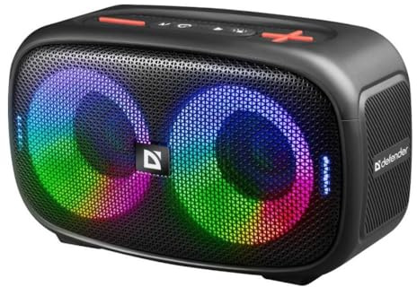 Defender Enjoy Q5 Bluetooth Lautsprecher, 20W, Tragbar mit TWS, FM-Radio, USB, MicroSD, AUX, MP3, Freisprechfunktion, Type-C Ladeanschluss