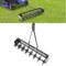 Rollender Rasenlüfter Rasenbelüfter Rasenlüftungsgerät Gartengras Manueller Rollbelüfter Robuster Spike-Belüfter Mit 8 Sternförmigen Stacheln Rasen Für Gartengrasbelüftung Hof Garten Rasenpflege