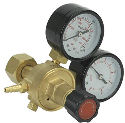 Sealey REG/MT MIG Gas Regulator 2 Gauge Industrial