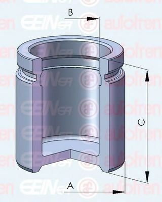 AUTOFREN SEINSA D025298 Bremssattel-Kolben 40mm Stahl