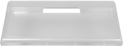 SPARES2GO Drawer Plastic Panel Front Cover for Hotpoint fits Indesit Fridge Freezer (Clear)