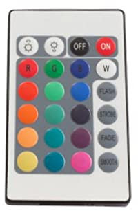SILVER ELECTRONICS Controlador RGB Con Mando para Tira LED, Blanco