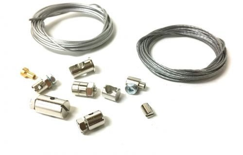 Universal Gaszug Bowdenzug Set passend für Vespa, Mofa, Moped, Roller, Quad, Motorrad – Ersatz für viele Modelle wie PX, Sprint, GT, GTR, Rally, SS – Hochwertiger Vergaserzug