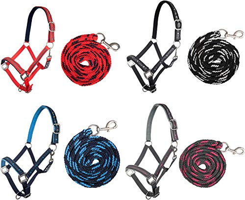 HKM 10025 Halfterset Sternchen, Halfter und Strick, Karabiner, Pony Shetty VB WB