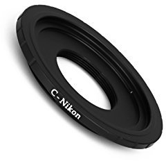Objektivadapter C-Mount-AI C Mount Objektiv kompatibel mit Nikon AI Kamera Adapter C-Mount