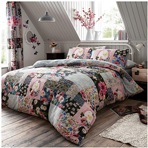 Gaveno Cavailia Luxurious Ellis Bed Set with Duvet Cover and Pillow Cases, Polyester-Cotton, Multi, Double