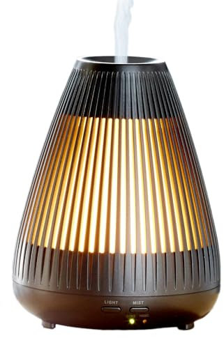 MADE BY ZEN ALINA GREY Aroma Diffuser Humidifier for Bedroom and Home with Breathing Light - Aromatherapy Essential Oil Diffuser - Plug In
