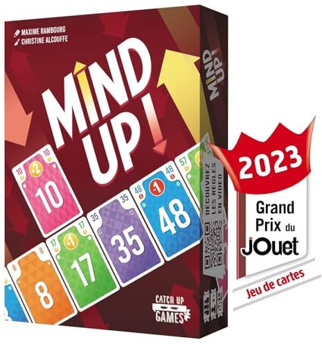 Mind Up - Catch Up Games - Jeu de société - Jeu de Cartes - 8 Ans et Plus - 3 à 6 Joueurs - Simple et Malin - Version française - Ambiance Garantie en Famille ou Entre Amis
