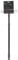 JVL 20-041GY Rubber Squeegee Sponge Window Cleaner with Extendable Pole, Grey/Turquoise