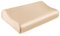 THXSILK 19 Momme Maulbeerseide Kissenbezug für Kontur Gedächtnisschaum, Latex und Cervical Kissen - Hypoallergen, Waschbar (50 x 30 x 10/7 cm, Gold)