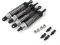 Vbest life RC Car Stoßdämpfer vorne und hinten, 80MM RC Car Stoßdämpfer vorne und hinten Zubehör für RGT 136100 1/10(Silber)
