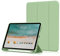 aoub Hülle für iPad Air 11 Zoll 2025 M3/M2 2024, Hülle mit Stifthalter für iPad Air 7./ 6./ 5./ 4. Generation 2022/2020 10,9 Zoll, Unterstützt Pencil Pro/USB-C, Auto Sleep/Wake, Hellgrün