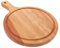 BESPORTBLE Bandeja De Pizza Tablas De Cortar De Madera Bandeja De Madera Herramientas De Barbacoa Bandeja De Comida Pala De Pizza Redonda Tabla De Cortar De Madera Bandeja Redonda Merienda