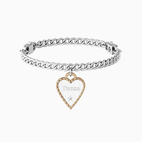 KIDULT - Bracciale in acciaio 316L e PVD Rosé | Free Time