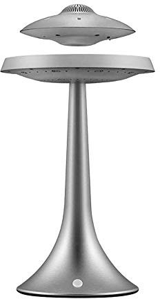 DBOATB Portable Floating Wireless Bluetooth Speaker,Suspended UFO Speaker,Stereo Surround Sound,Anti-Gravity Night Light,Mobile Computer Home Subwoofer Birthday Gift Creative Decoration