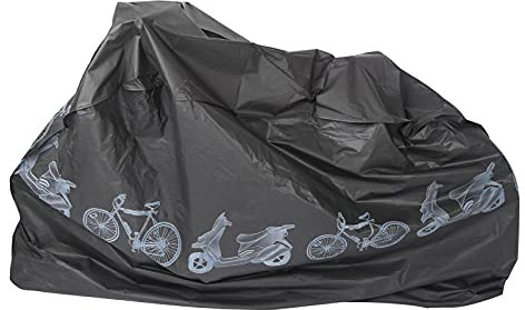 Winterfest Wasserdicht Motorradgarage,Motorrad Abdeckplane, 210D Oxford Stoff Motorrad zubehör, Streifen verbessertes Schlossloch