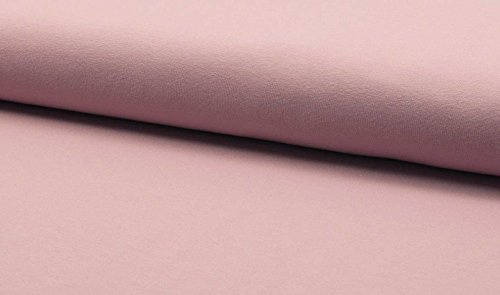 Jersey Stoff in Altrosa als Meterware zum Nähen, 50 cm