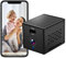 LXMIMI Mini WiFi Kamera, HD 1080P WiFi Kamera, 160° Drahtlos IP Haus Sicherheitskamera mit 2000mAh akku, Unterstützung Bewegungserkennung und Nachtsicht