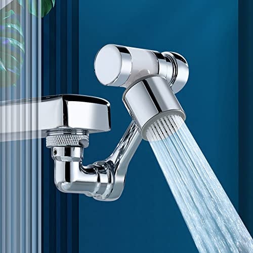 Da 1080° drehbarer Verlängerungs-Belüfter, langlebig, spritzwassergeschützt, Wasserhahn-Verlängerung, 2-Wege-Wasserhahn-Belüfter