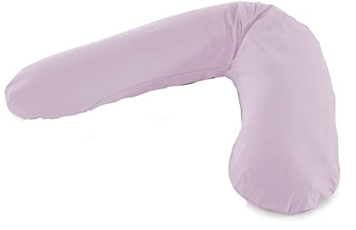Theraline Stillkissen Das Original mit Polyester Hohlfaser Füllung - Farbe: 189 Lavendel (Bamboo)