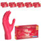 ARNOMED® Gants en nitrile taille L Rouge [1000 unités] - Gants à usage unique pour chirurgie & laboratoire - Gants en nitrile sans poudre & sans latex - Moufles en nitrile XS, S, M, L, XL, XXL