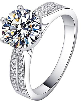 YAHOYA Lady Ring Classic Hot Six Claw Ring Frauen Ring Europäischer und amerikanischer Luxusschmuck Ring