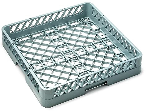 Forgast Cesta Lavavajillas Universal para Cubiertos, Platos, Vasos y Copas | Tamaño 50x50x10 cm