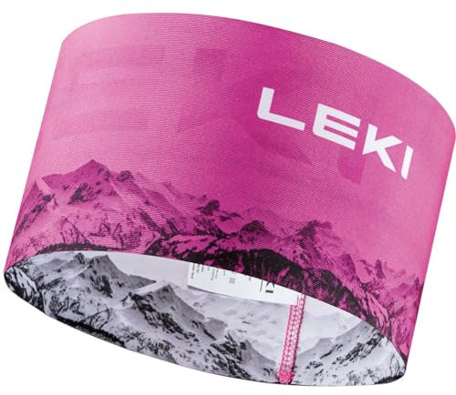 Leki XC Stirnband, neonpink-White, ONE Size