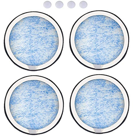 Cartouche de Remplacement pour Cendrier 4pcs, Filtre Portable pour Cendrier avec 4 Tablettes de Parfum, Filtration à Haute Efficacité, pour Voiture, Maison, Bureau et Voyage