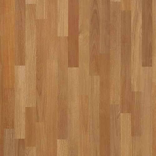 CRE8TIVE Light Brown Wood Effect Vinyl Self Adhesive Textured Wallpaper Vinyl Wrap for Furniture Kitchen Wallpaper for Living Room Cupboard Countertop Waterproof Sticky Back Plastic Roll 30cm x 200cm