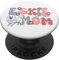 American Eskimo Hund Groovy World's best Eskie Mom PopSockets mit austauschbarem PopGrip