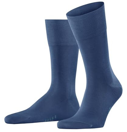FALKE Herren Socken Tiago M So nachhaltige Fil D'Ecosse Baumwolle einfarbig 1 Paar, Blau Sky Blue 6868, 41-42
