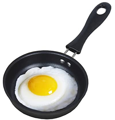 WBDHEHHD , Casserole 12 cm Poêle À Frire Pot Oeuf Au Plat Mini Crêpes Casseroles Cuire Mini Friture Cuisine Petit Déjeuner Poêle Cuisine À Manger Outils Pot