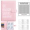 ALLOMN 100 Envelope Saving Challenge Euro, 100 Umschläge Spar Challenge Ordner Geldsparmappe A5 Geldsparbinder Budget Planner zu Sparen 5050€ Budgetordner für Paare, Büros, Zuhause, Schule