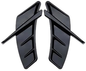 Aufkleber for seitliche Lüftungsschlitze, kompatibel mit Audi A3 8 V A4 B8 B6 Q5 A5 8 V A6 C6 C5 Q7 RS5 RS6 RS7 S3 S4 S5 ABS(Gloss Black)
