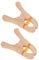 WESIEVYA Handmade Wooden Boys and Girls Game Clamps Antislip Safe for Boys and Girls Play Tent Fort Curtain Clothesline Large Easy to Use
