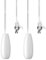 atnayo 2 Pcs Light Pull Cord, Handle Pulls Bathroom,Cord Pull Ends with 150cm Extension
