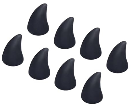 Asukohu Lot de 8 faux ongles en résine d'animaux pour fans d'anime, fête, spectacles, bijoux, accessoires